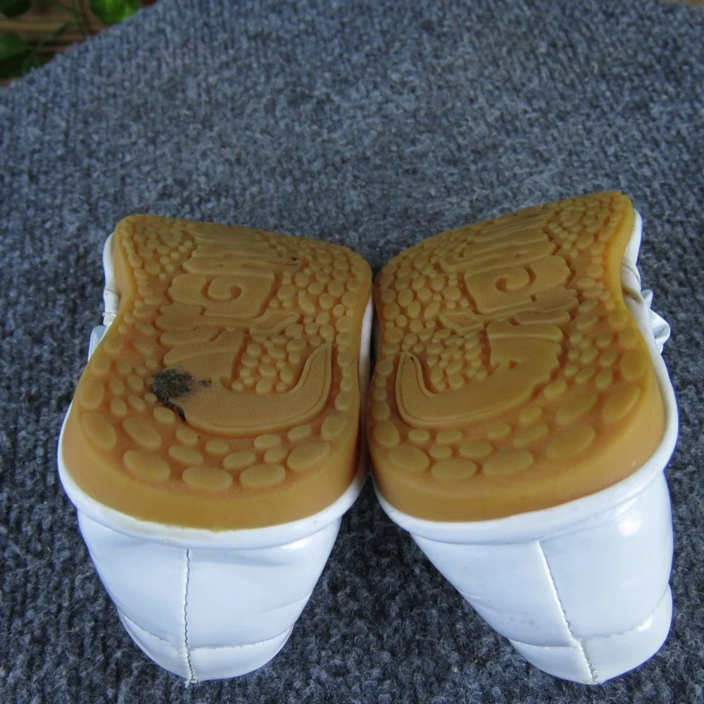 Laniecakes Toddler Girl 7 White Synthetic Mary Jane Dress Shoes‎